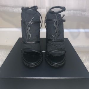 YSL WEDGE HEEL SHOES